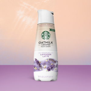 Starbucks Oatmilk Creamer Lavender Vanilla bottle