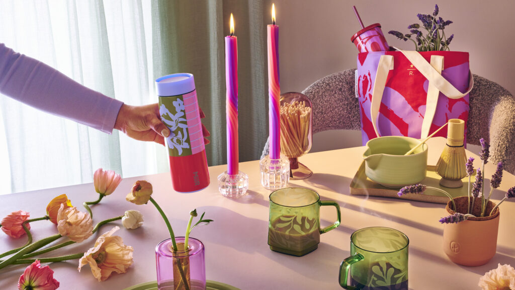 An assortment of Starbucks Reserve coffee in bloom collection