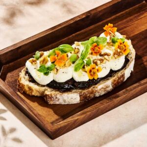 Starbucks Reserve Fig Walnut Ricotta Toast